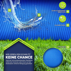 Grondzeil zwembad - Scheurbestendig - 488x488 cm - Blauw - Tillvex