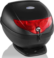 TRESKO® Topkoffer - Motorkoffer - Helmkoffer - 24L - Zwart