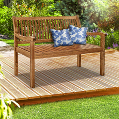 Tuinbank - Weerbestendig - 2-3 personen - 125 cm - Bruin - Tillvex