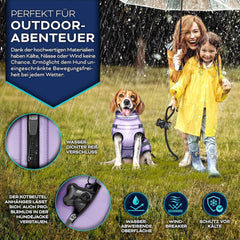 Hondenjas - Hondentrui - Winter - S - Paars - TRESKO®