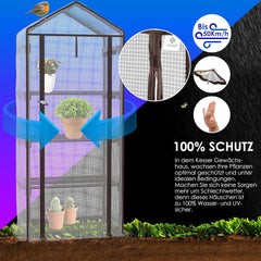 KESSER® Kweekkas - Tuinkas - Broeikas - 69x50x158cm •