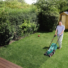 Bosch Rotak 34 R duwgrasmaaier AC zwart, groen - Grasmaaier (duwgrasmaaier, 34 cm, 2 cm, 7 cm, rotorbladen, 40 l)