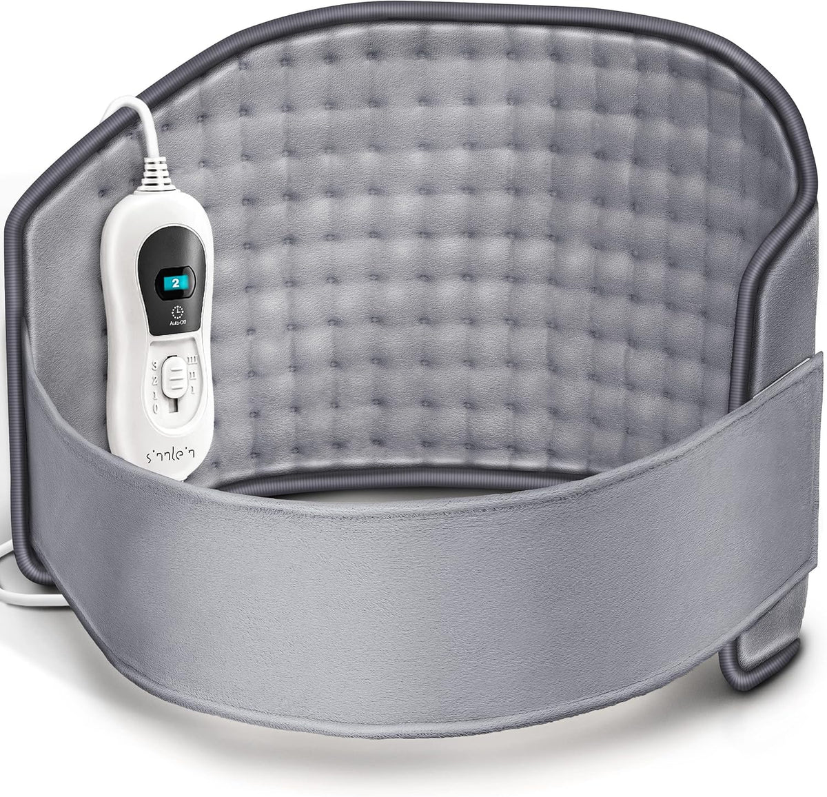 Warmtekussen rug - Warmteband - Verwarmde rugband - Grijs - Sinnlein