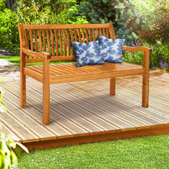 Houten Tuinbank - Weerbestendig - 3 personen - Bruin - Tillvex
