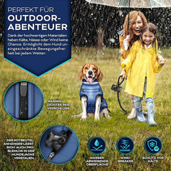 Hondenjas - Hondentrui - Winter - XXL - Marineblauw - TRESKO® •