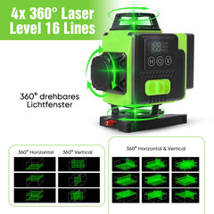 Kruislijner - Zelfnivellerend - Bouwlaser - Laserliner - Groen