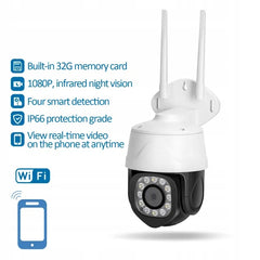 AIGOSTAR BLACK EYES buitencamera, slimme PTZ-camera - Wifi 1080P Ip66 •