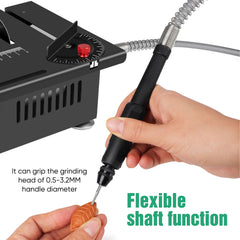 Elektrische tafelzaag - Zaagtafel - 100W - 5000RPM - Zwart •