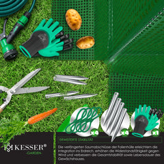 Tuinkas - Kweekkas - Broeikas - Foliekas  800x300 cm - Groen - KESSER®