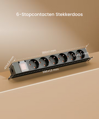 FLEXISPOT Geïntegreerde kabelbeheer- en stroomkit (CMP061) - Compatibel met E7/E7Pro/E7L