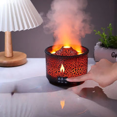 Aroma diffuser - Luchtbevochtiger - Zwart - Vulcano
