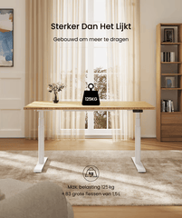 FLEXISPOT Sta-Bureau voor WFO/WFH met Ovale Poten (E8)