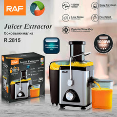 Slowjuicer - Sapcentrifuge - Groenten en fruit - Grijs - RAF •