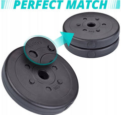 Halterschijven - Halter gewichten - Halterset - 30 kg - Physionics®