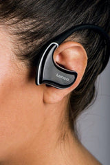 Bone conduction headphone - Sport oortjes - Zwart - Lenco - BTX-750BK •