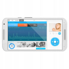 Babyfoon met camera - Baby monitor - Baby camera - Wit - Motorola - MBP87SN