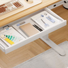 Zit sta bureau - Elektrisch - Verstelbaar - 120x60 cm - Wit/Bruin - Q3M - FLEXISPOT