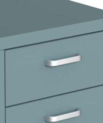FLEXISPOT Dopamine lade-eenheid met wieltjes (RW2), grijs/blauw