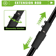 ONEGREEN 4500W 6Inch Borstelloze Telescopische Paal Elektrische Kettingzaag 205CM Oplaadbare Tuinieren Power Tool Voor 21V 18V Batterij