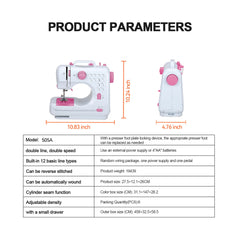 Naaimachine kinderen - Kindernaaimachine - Lichtgewicht - Roze