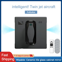 Robot ramenwasser - Glazenwasser - Ruitenreiniger - Zwart - PuRuiKai