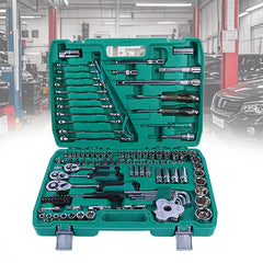 121 stks Volledige Set Multifunctionele Toolbox Auto Reparatie Tools set Ratelsleutel Auto Reparatie Tools Met Auto Reparatie Combinatie