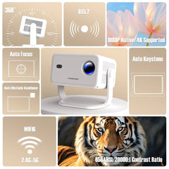 Beamer - Projector - 650 ANSI - 1080P Full HD - Wit - Magcubic