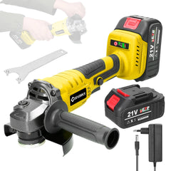 21V 125mm M14 Haakse Slijper Borstelloze Motor Elektrisch Slijpgereedschap voor Snijden Polijsten Keramische Tegels Hout Steen staal •