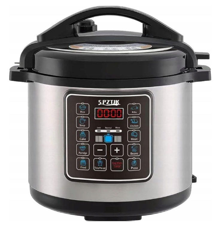 Multicooker - Snelkookpan - Slow Cooker - Rijstkoker - Stomer - 6 Liter - SPZTJK