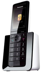Panasonic KX-PRS110 DECT beller-identificatie zwart, witte telefoon