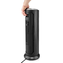 Nedis SmartLife keramische PTC-ventilatorkachel - Wi-Fi - 2000 W - 3 Warmte Standen - Zwenkfunctie - Display - 15 - 35 °C - Android / IOS - Zwart •