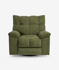 Fauteuil met armleuning - Relaxfauteuil - Relaxstoel - Elektrisch - Donkergroen - WAFFLE - FLEXISPOT
