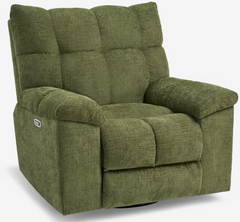 Fauteuil met armleuning - Relaxfauteuil - Relaxstoel - Elektrisch - Donkergroen - WAFFLE - FLEXISPOT