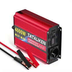 Pure Sinusgolf Omvormer 4000W DC 12V naar AC 220V voor Auto's, Vrachtwagens, Computers en Buitencamping, Auto-accessoires