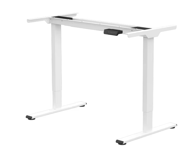 Zit sta bureau - Elektrisch - Verstelbaar - Bureauframe - Wit - E1-PRO - FLEXISPOT