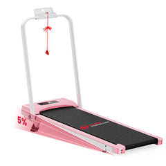 Loopband - Walking pad - Wandelband - 1-10 km/u - Roze - HOMEFITNESSCODE