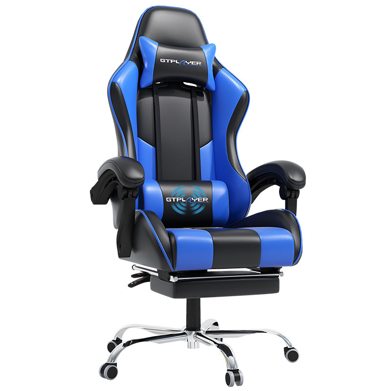 Ergonomische Bureaustoel -  Office Chair - Gamestoel - Volwassenen - Zwart/Blauw - GTPLAYER - GT800A