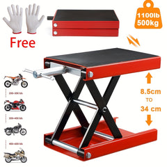 Motorkrik - Lift motorblok - Garagekrik - 500 kg - Rood •