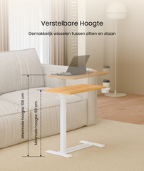 FLEXISPOT In hoogte verstelbare bijzettafel, met bekerhouder (H3)