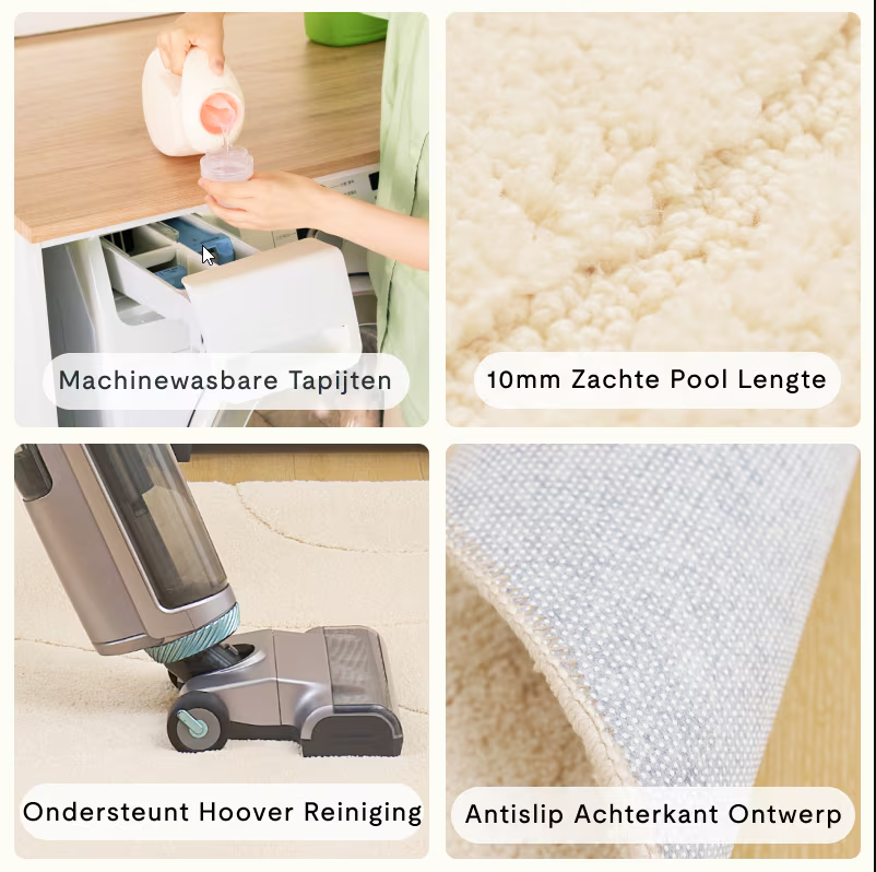 FLEXISPOT Geplooid getextureerd tapijt RG3, drie verschillende afmetingen (RG3) 160 x 230 cm