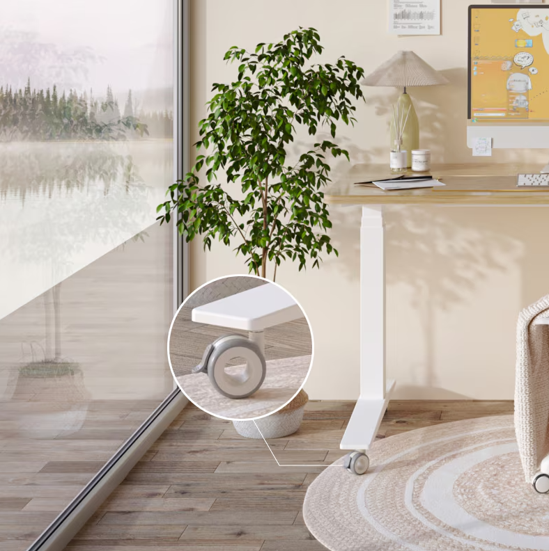 FLEXISPOT Bureau Wielen W5, 4 stuks