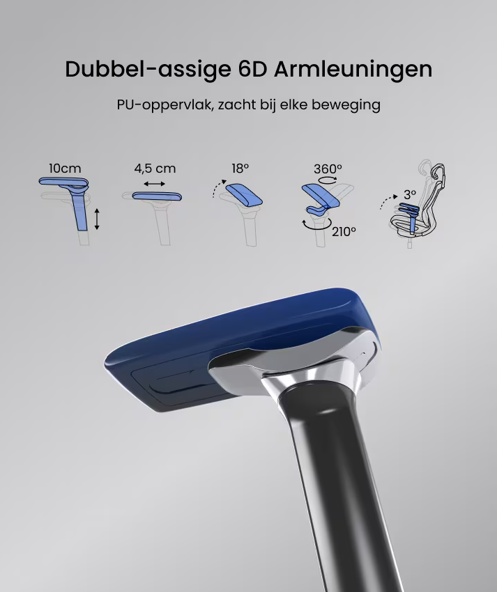 Ergonomische Bureaustoel -  Office Chair - Gamestoel - Volwassenen - Zwart- FLEXISPOT