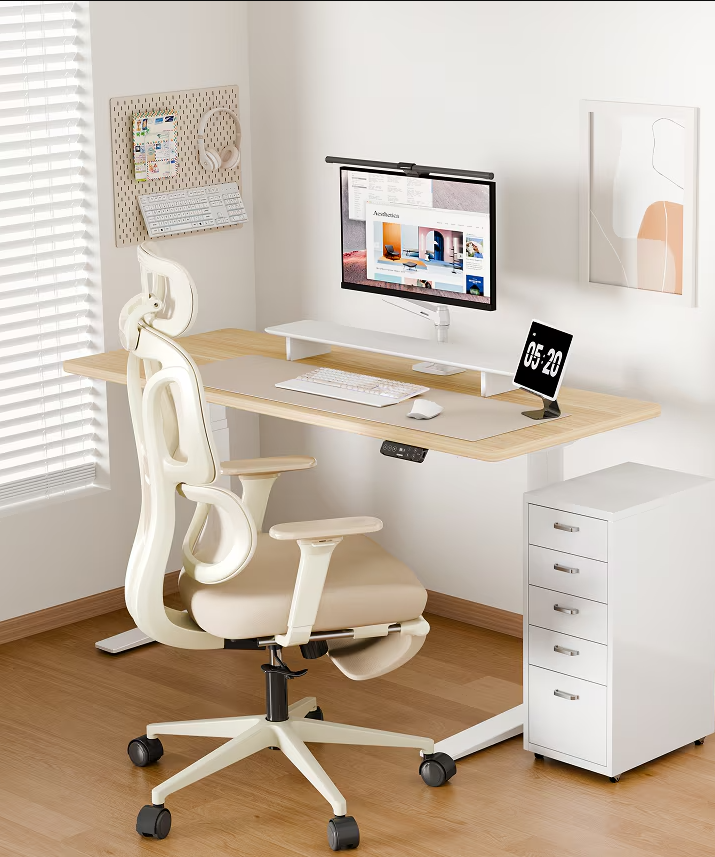 Ergonomische Bureaustoel -  Office Chair - Gamestoel - Volwassenen - Wit - FLEXISPOT