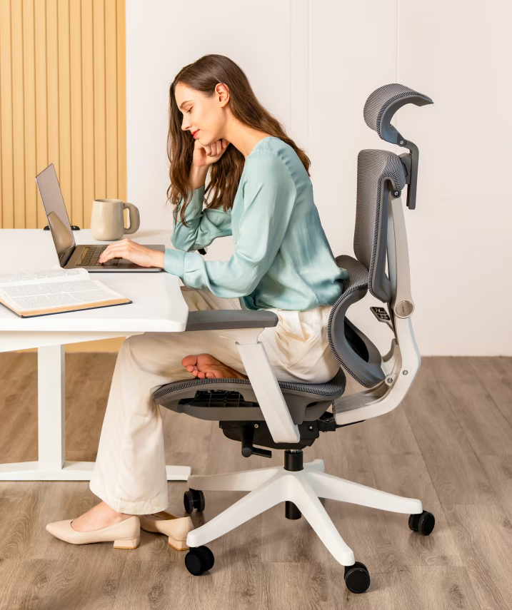 Ergonomische Bureaustoel -  Office Chair - Gamestoel - Volwassenen - Grijs - FLEXISPOT