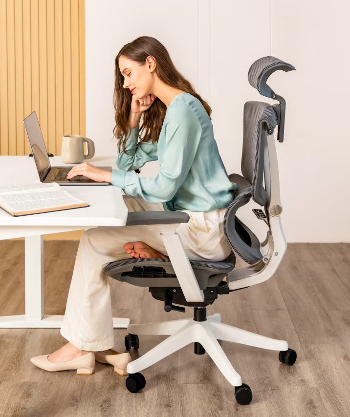 Ergonomische Bureaustoel -  Office Chair - Gamestoel - Volwassenen - Grijs - FLEXISPOT