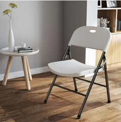 Klapstoelen - Vouwstoelen - Set van 4 - Eettafelstoelen - Wit