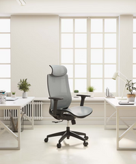 Ergonomische Bureaustoel -  Office Chair - Gamestoel - Volwassenen - Grijs - BS4G - FLEXISPOT