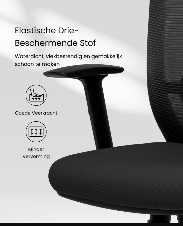 Ergonomische Bureaustoel -  Office Chair - Gamestoel - Volwassenen - Zwart - FLEXISPOT