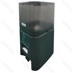 Automatische voerbak kat - Voerautomaat - Voerdispenser - Zwart - Nobleza