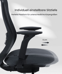 Ergonomische Bureaustoel -  Office Chair - Gamestoel - Volwassenen - Zwart - FLEXISPOT